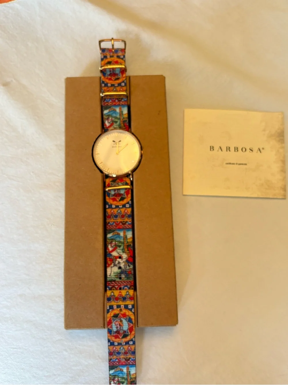 NIB Barbosa Sicilian CartWomen’s Rose Gold Watch